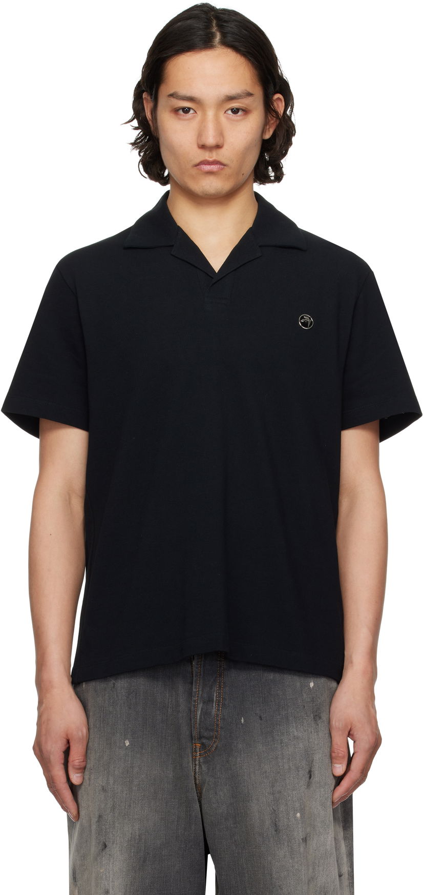 Srajce Ambush AMBUSH Logo Polo Črna | 12115323