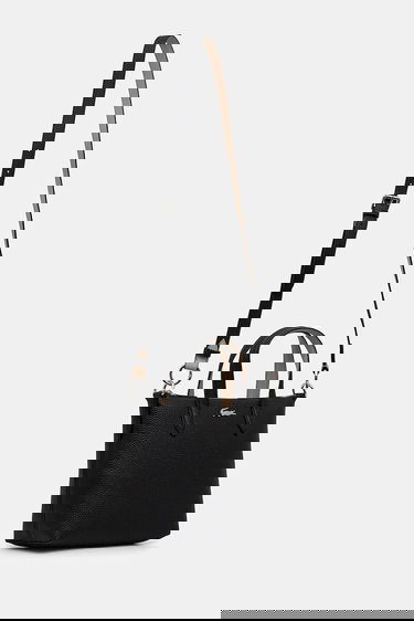 Tote bag Lacoste Pebbled Mini Tote Bag with Shoulder Strap Črna | NF5126AA, 1