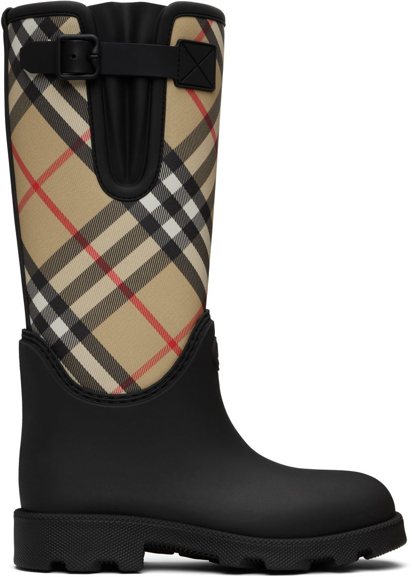 Superge in čevlji Burberry Burberry Marsh Stamp High Rubber Boots Bež | 8111677
