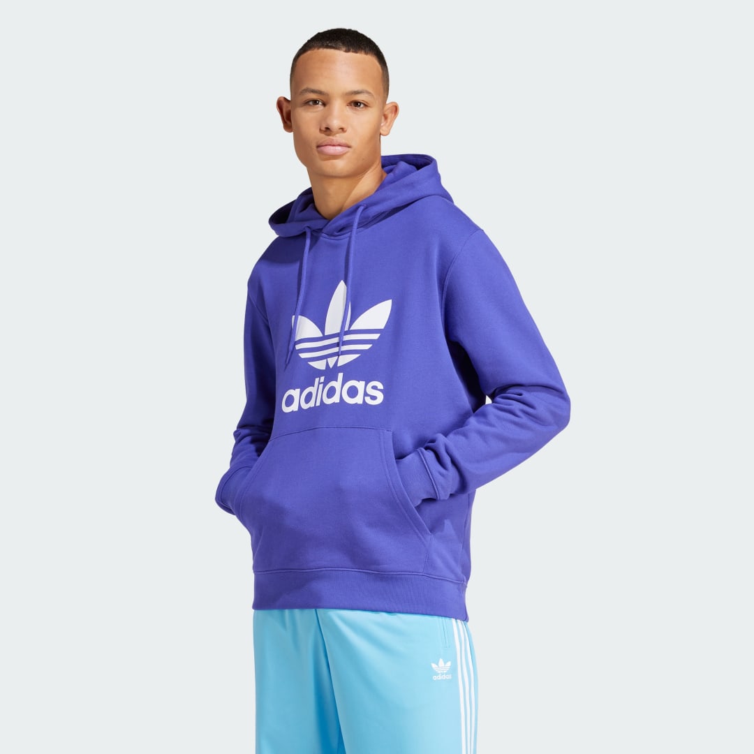 Pulover adidas Performance Adicolor Classics Trefoil Mornarica | IM9398, 0