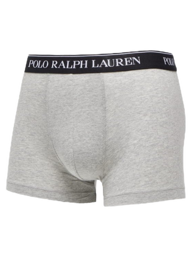 Boksarice Polo by Ralph Lauren Cotton Trunk - 3 Pack Andover Heather Siva | 714835885005