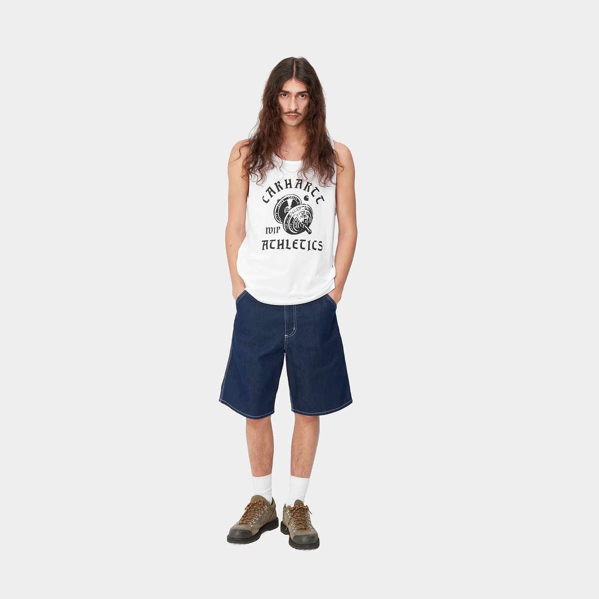 Majica brez rokavov Carhartt WIP Class of 89 A-Shirt Bela | I033001_00A_XX, 1