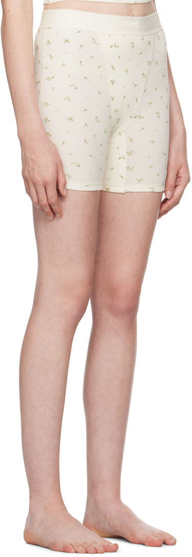 Kratke hlače SKIMS Rib Boxer Boy Shorts Siva | BX-BOX-6248W, 3