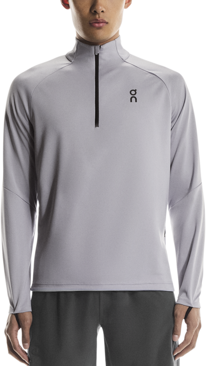 Srajce On Running Climate Quarter-Zip Running Shirt Siva | 1me10600174