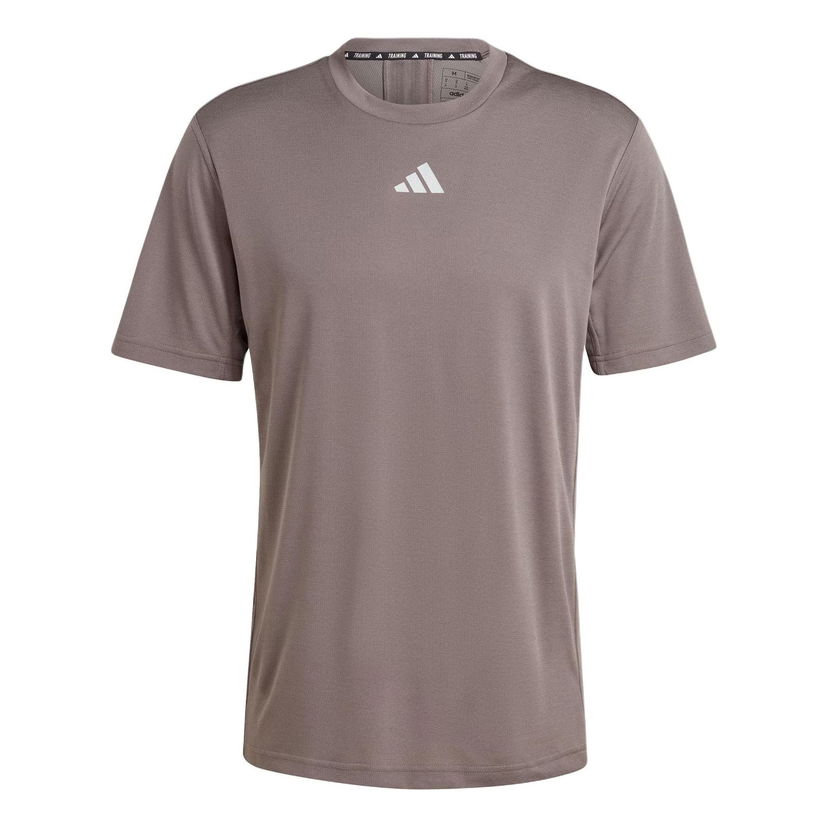 Majica adidas Originals Workout 3-Stripes T-Shirt Rjava | IS3720