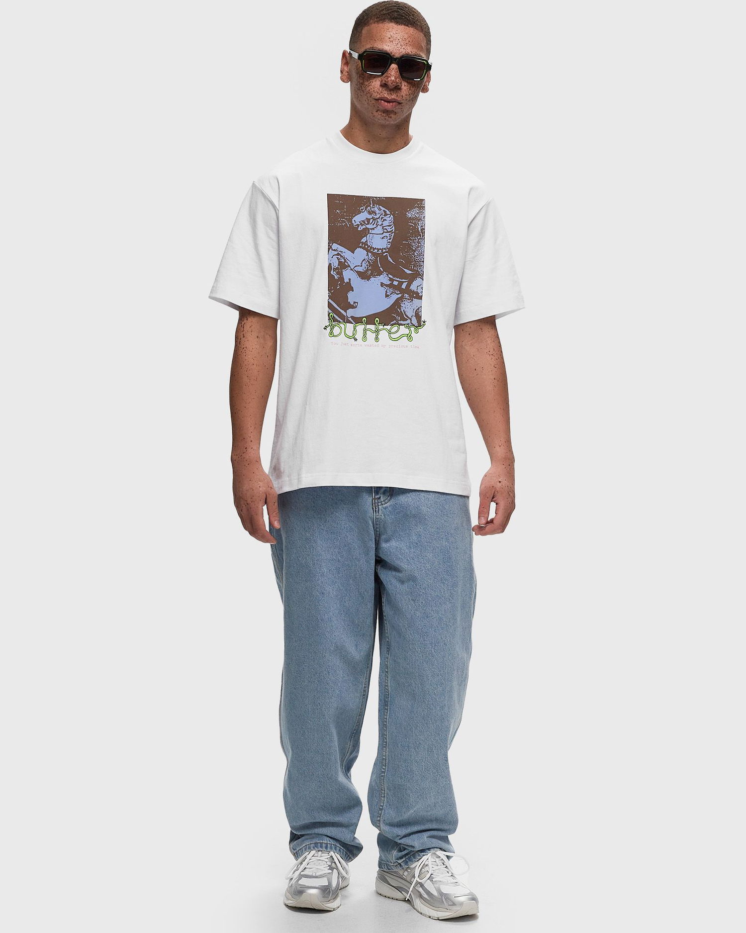 Majica Butter Goods Carousel Tee Bela | P17842, 1