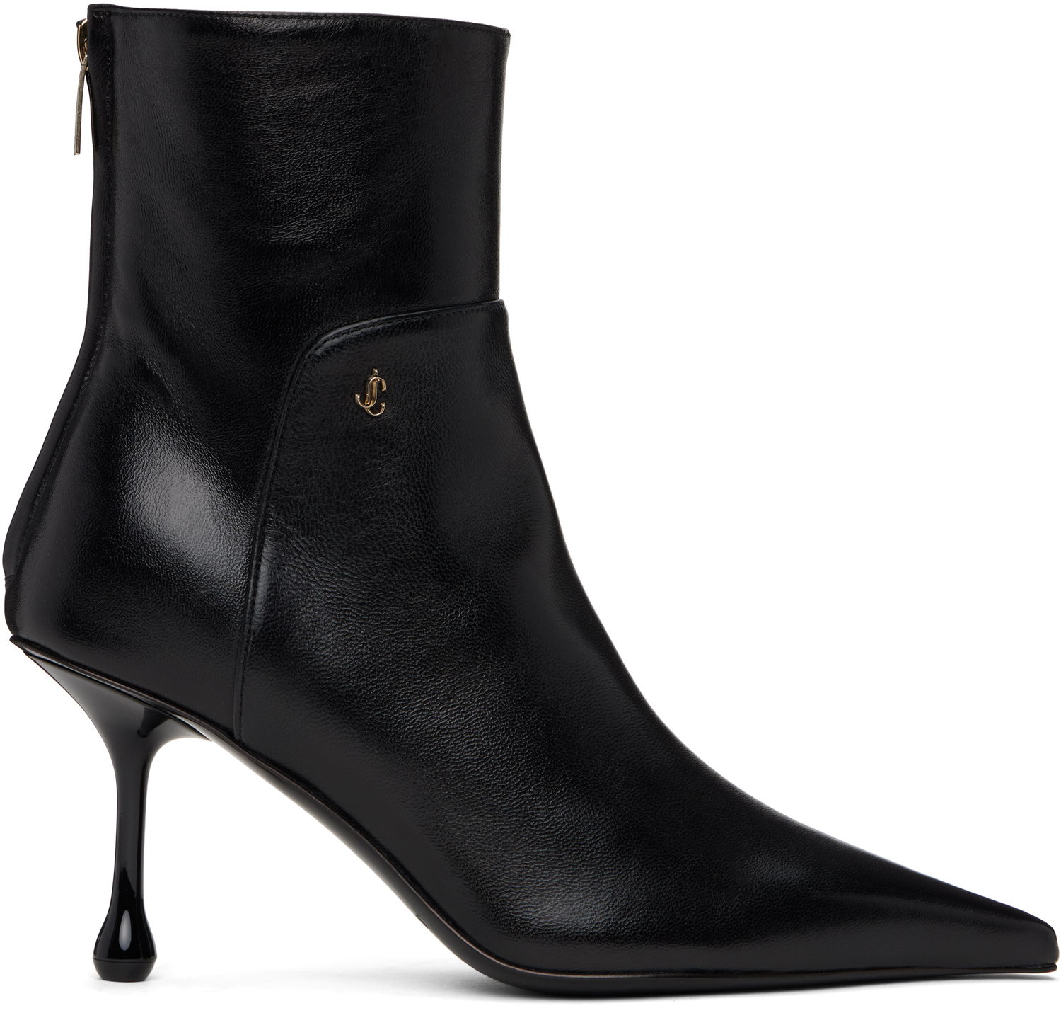 Nega čevljev Jimmy Choo Jimmy Choo Cycas 80 Leather Ankle Boots Črna | CYCAS AB 80 NAP, 0