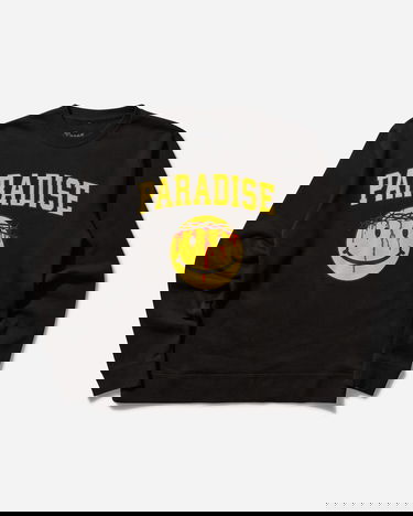 Pulover PARADIS3 Smiley Jesus Crewneck Sweatshirt Črna | PASMILEYCREW 1, 0
