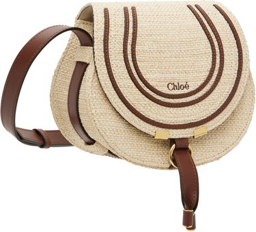Torba za čez ramo CHLOÉ Chloé Small Marcie Saddle Bag Bež | CH25US680P19, 1