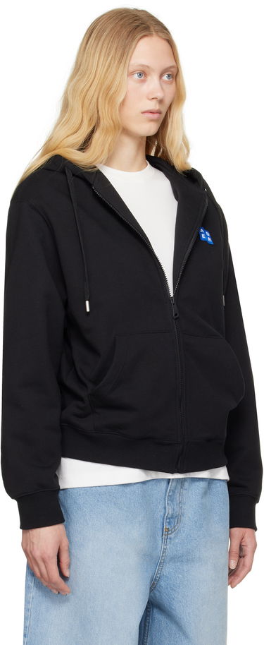 Pulover ADER ERROR ADER error TRS Tag Zip-Up Hoodie Črna | BO42FYHD0401BK, 4