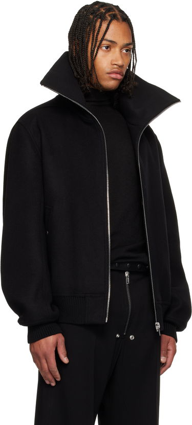 Bomber jakna Rick Owens Concordians Blixa Dracucollar Jacket Črna | RR02E1710 WSF, 1