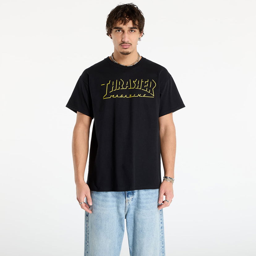 Majica Thrasher T-Shirt Shadow Mag Logo Črna | 145764