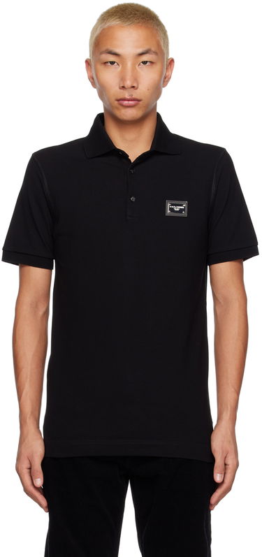 Polo majica Dolce & Gabbana Black Tag Polo Črna | G8PL4TG7F2H, 0