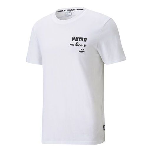 Majica Puma MR DOODLE Short Sleeve T-Shirt Bela | 598641-02