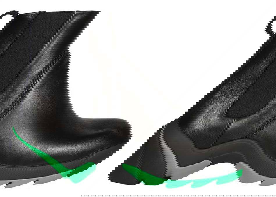 Superge in čevlji Bottega Veneta Flash High Top Zelena | 668586VBSD01295, 0