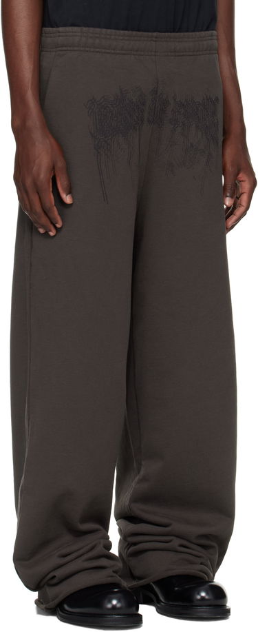 Trenirka VETEMENTS Vetements Cradle of Filth Dripping Logo Baggy Sweatpants Siva | UCF76SP450C, 1