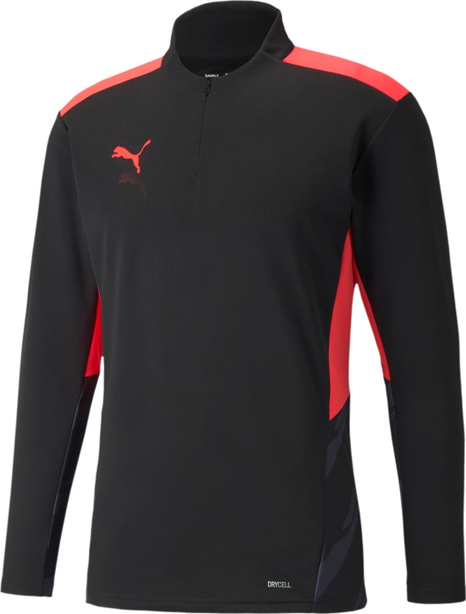 Pleteni pulover Puma Puma IndividualCUP Training 1/4 Zip Top Črna | 65754443, 0