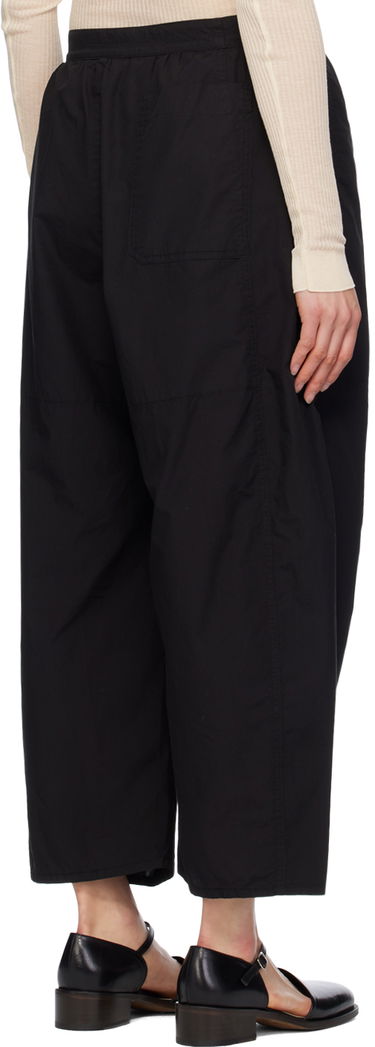 Hlače LEMAIRE Cropped Drawstring Trousers Črna | PA1110 LF1218, 2