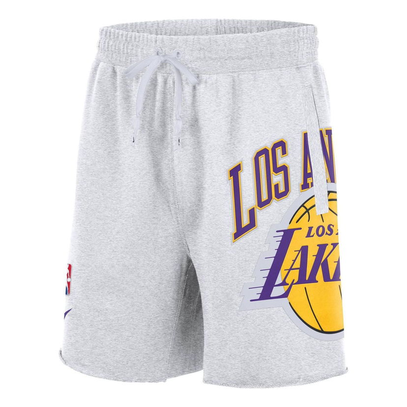 Kratke hlače Nike NBA Los Angeles Lakers Knit Shorts Siva | DB1954-051