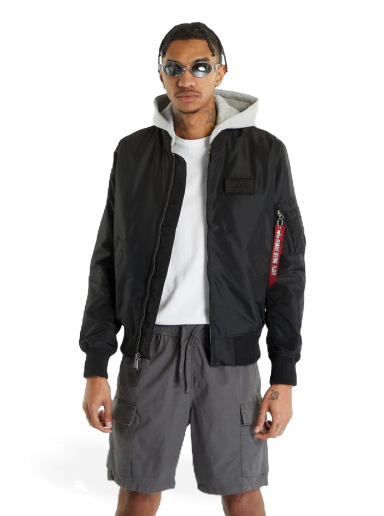 Bomber jakna Alpha Industries MA-1 TT Hood Bomber Jacket Črna | 196108-03