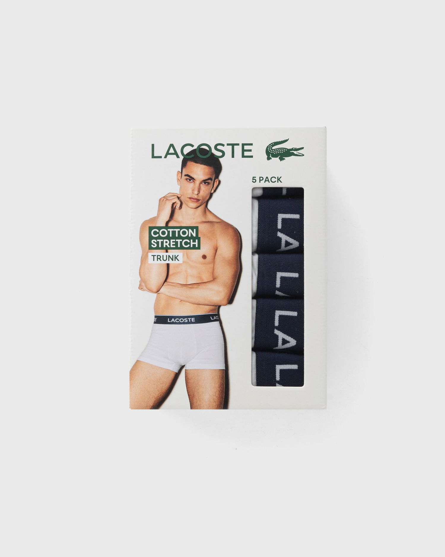 Boksarice Lacoste Multipack Trunks Bela | 5H1292-001, 1