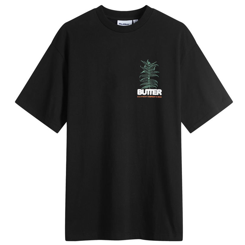 Majica Butter Goods Black Earth Graphic T-Shirt Črna | BGQ4240007-BLK