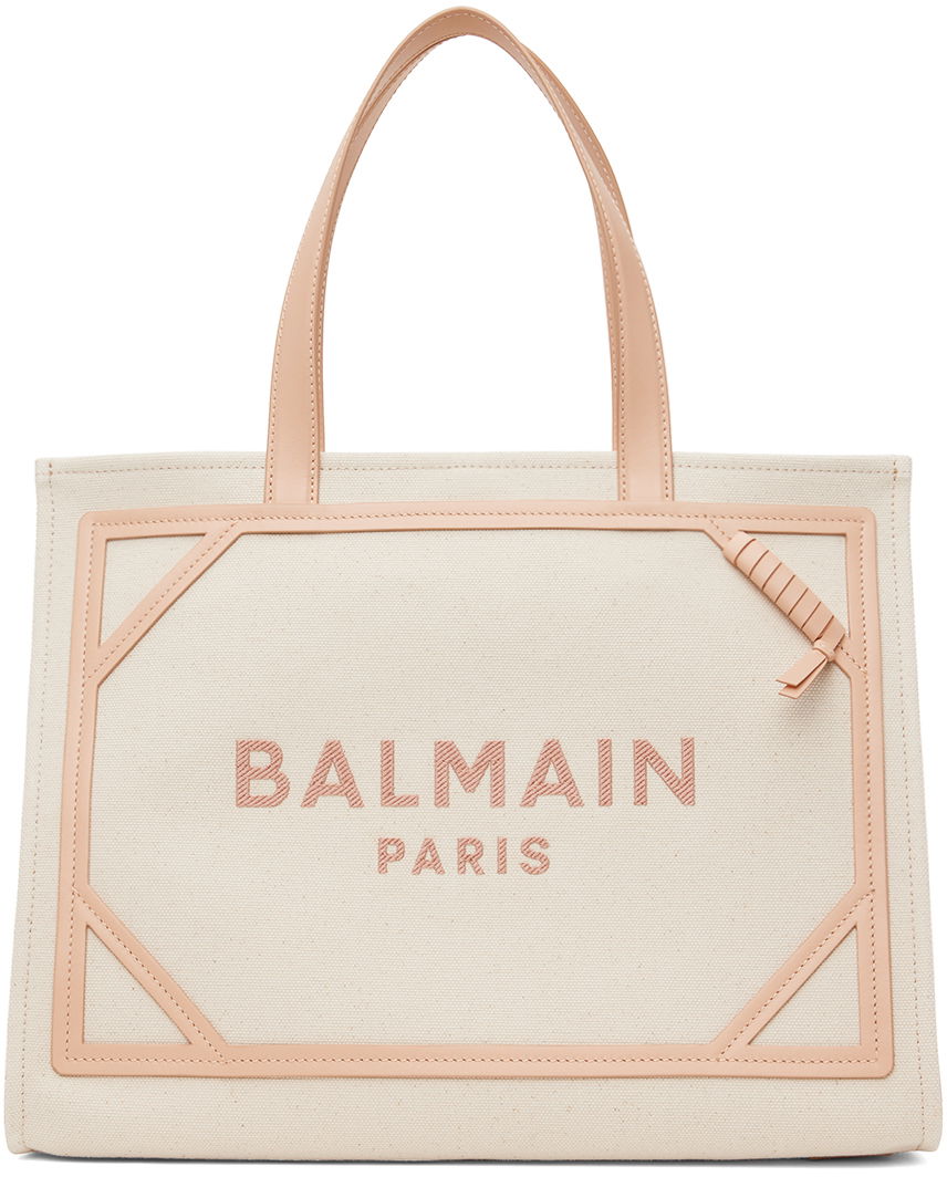Tote bag Balmain B-Army 42 Tote "Off-White" Bež | CN1FF810TCDB, 0