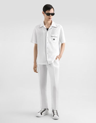 Hlače Dolce & Gabbana Dolce & Gabbana Linen Trousers 58 Bela | GV4EEZFU4JBW0111, 1