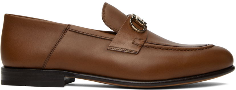 Modni dodatki FERRAGAMO Salvatore Ferragamo Gancini Loafers Rjava | 01E100 - 758467