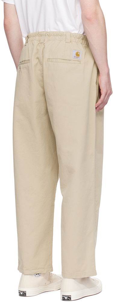 Hlače Carhartt WIP Marv Relaxed Fit Trousers Bež | I033129, 2