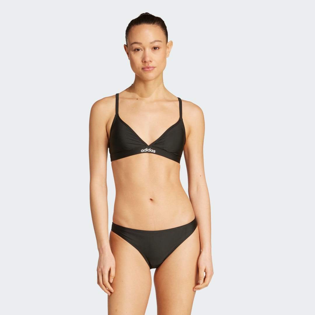 Kopalke adidas Performance Adjustable Triangle Bikini Top and Bottoms Črna | JM8159, 0
