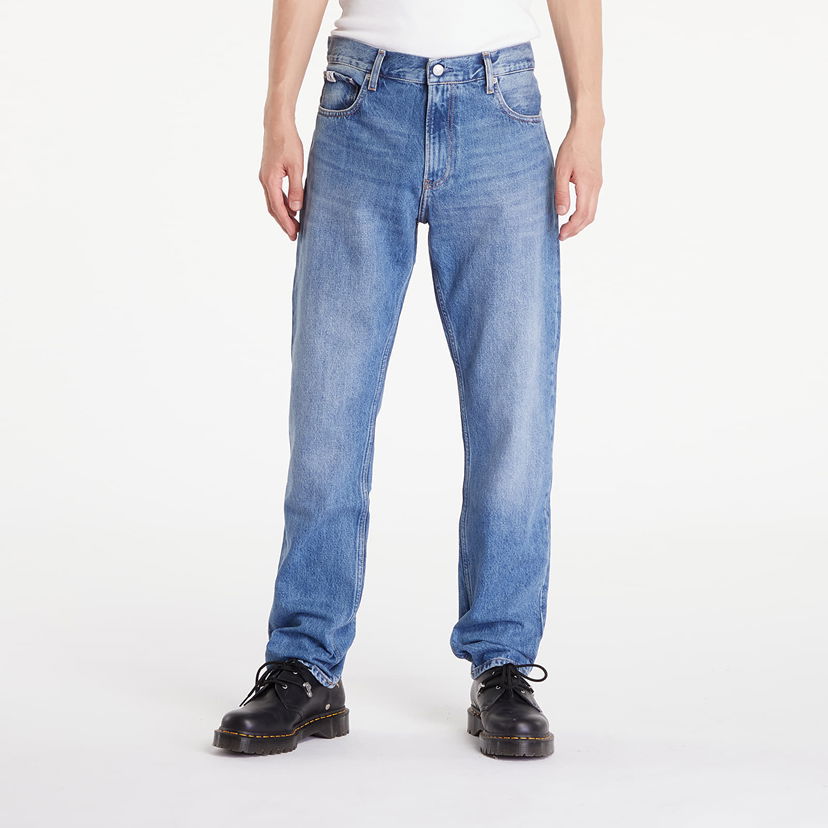 Kavbojke CALVIN KLEIN Authentic Straight Jeans Denim Medium Modra | J30J325726 1A4