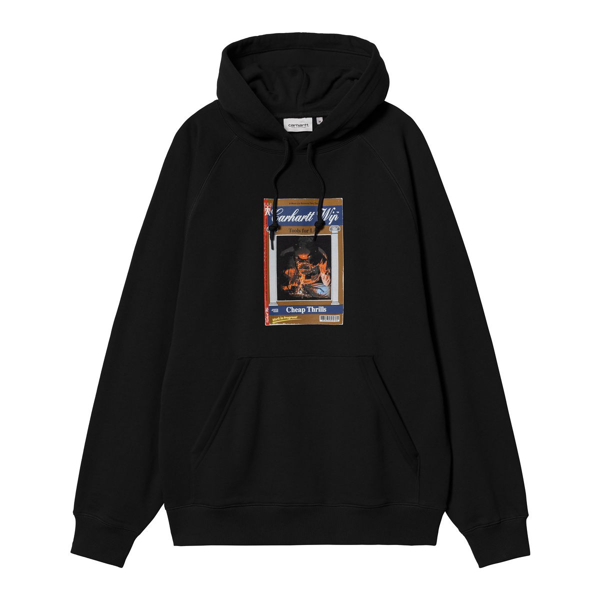 Pulover Carhartt WIP Hooded Cheap Thrills Sweat Črna | I032864_89_XX, 0