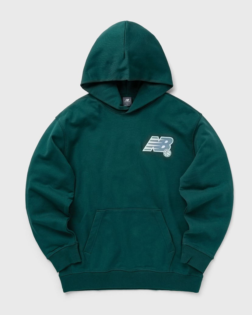 Pulover New Balance Athletics Relaxed League Hoodie Zelena | MT43563-MHN