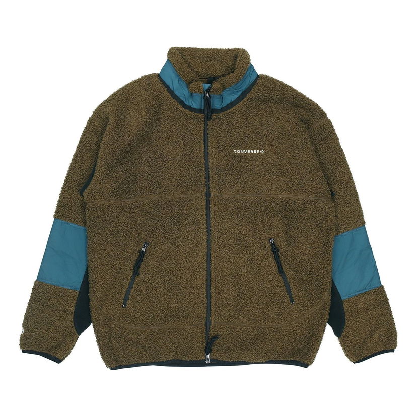 Jakna Converse Fleece Sherpa Jacket Rjava | 10018039-A03