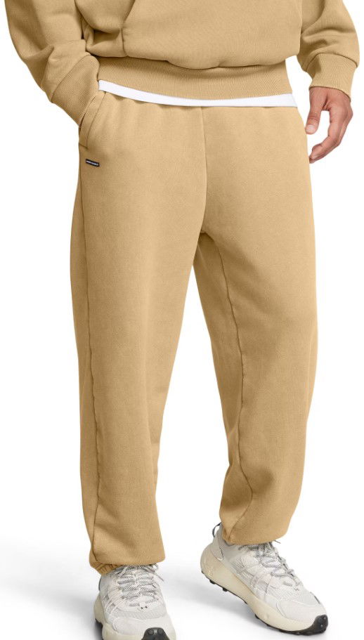 Trenirka Under Armour UA Icon HWT Flc Wash OS Pants Bež | 1386554-263