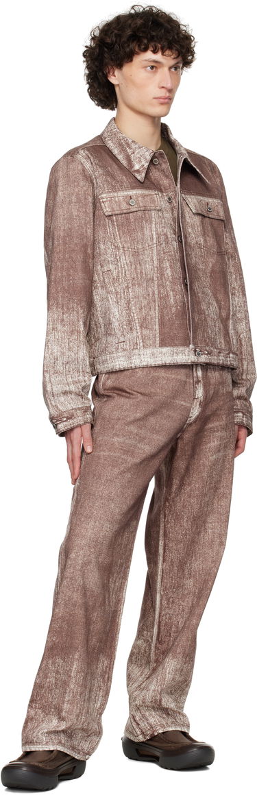 Kavbojke Camper Camperlab Paint Print Jeans Rjava | AU00022-003, 3