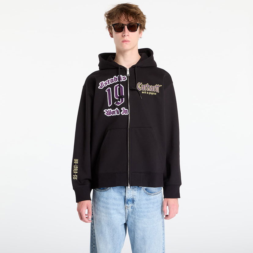 Pulover Carhartt WIP Sweatshirt Hooded Dual Sweat Jacket UNISEX Črna | I035611.89XX
