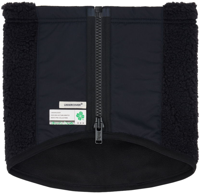 Šala UNDERCOVER UNDERCOVER Zip Neck Warmer Črna | UP2C4S01