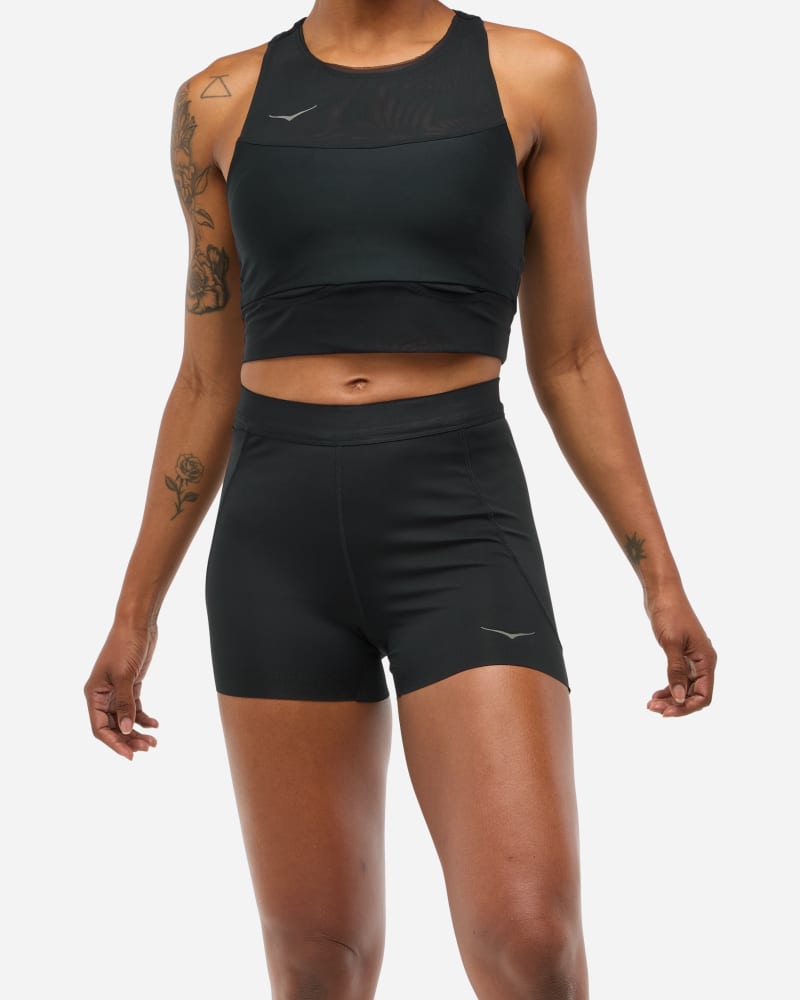 Kratke hlače Hoka One One Novafly 3" Knit Shorts Črna | 1164151-BLK