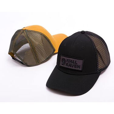 Kapa FJÄLLRÄVEN Fjallraven Stacked Långtradarkeps Trucker Cap L/XL Črna | F13100182-550, 3
