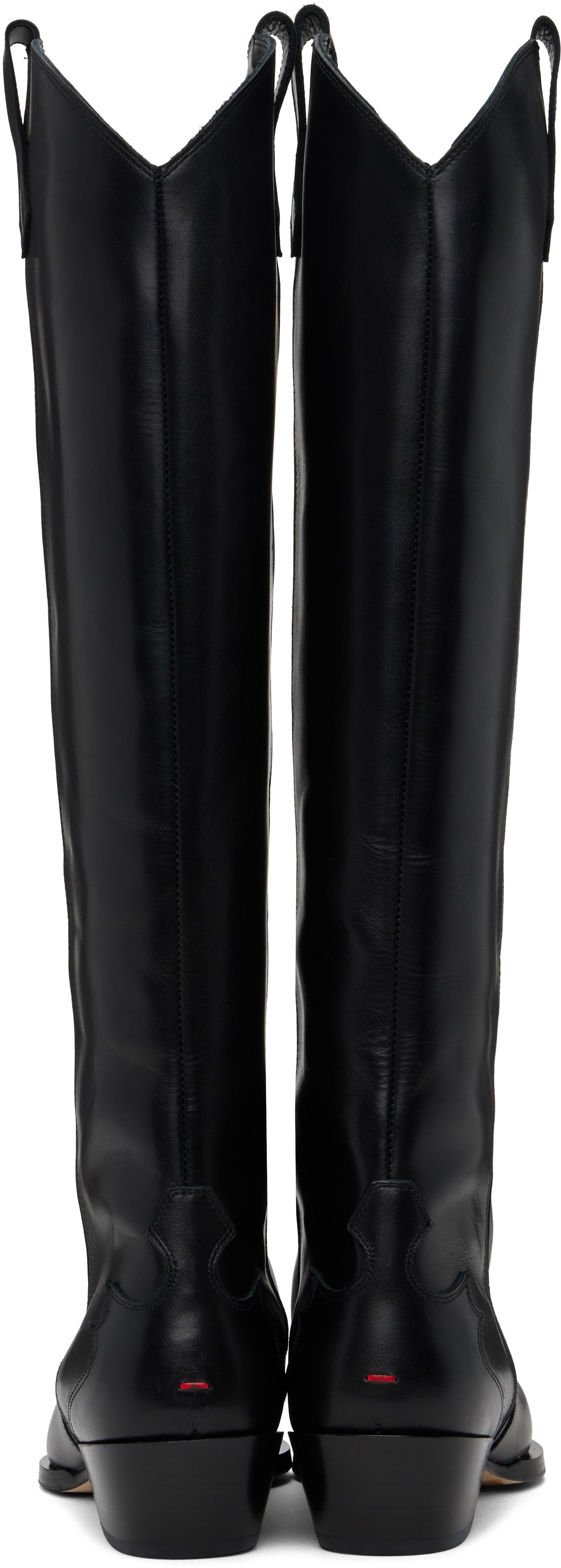 Obleke Aeyde Aeyde Aruna Leather Cowboy Tall Boots Črna | A11-KB-ARUP40CH-223-800-001, 1