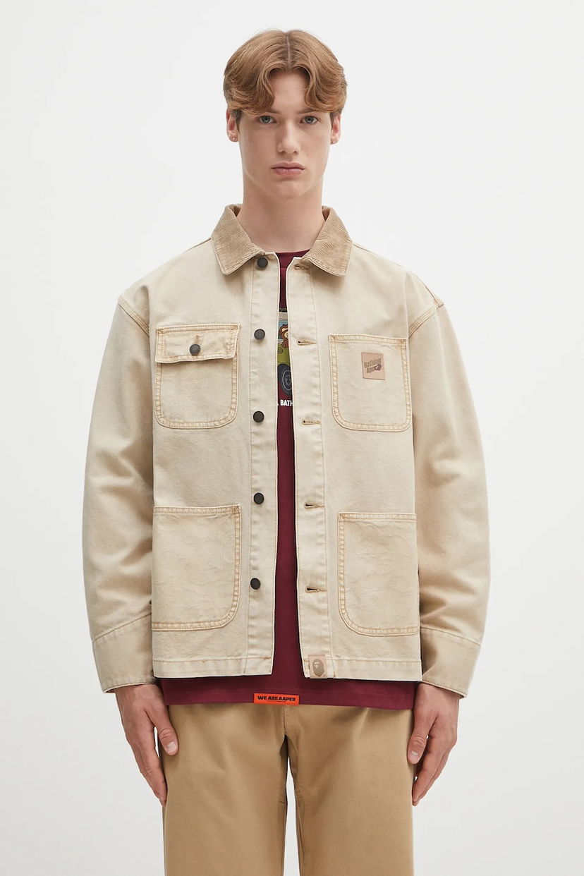 Jakna BAPE A Bathing Ape Chore Coat Bež | 1L30140308