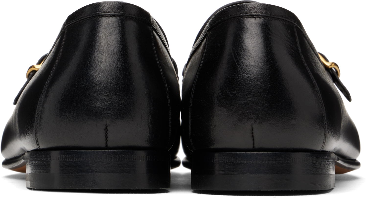 Oblačila Tom Ford Tom Ford Burnished Leather Martin Loafers Črna | J1401-LCL345X, 1