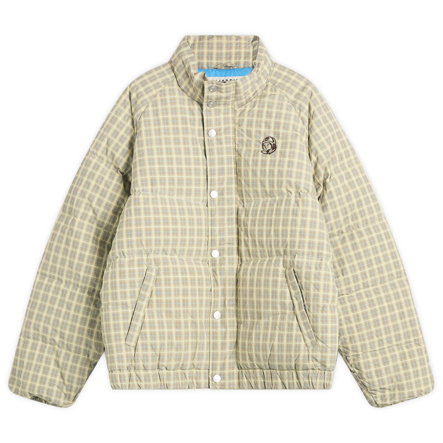 Puhovka BILLIONAIRE BOYS CLUB Script Nylon Check Puffer Jacket Rumena | B25311-BRN, 0