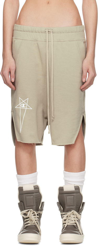 Kratke hlače Rick Owens Rick Owens Champion Edition Beveled Pods Shorts Zelena | CW01E1688 CHFE, 0