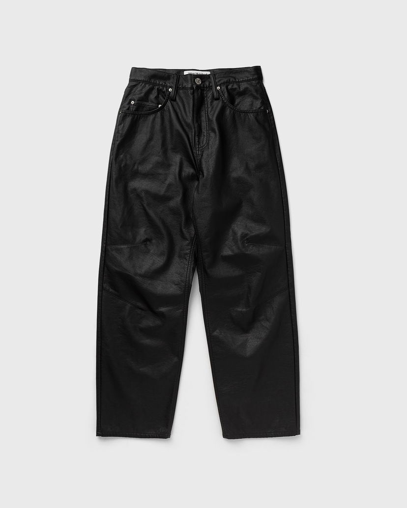 Kavbojke Won Hundred Santiago Immitated Leather Casual Pants Črna | 3043-16010