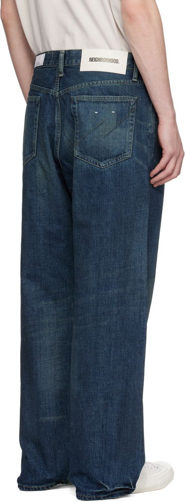 Kavbojke Neighborhood Neighborhood Washed DP Wide Jeans Modra | 251XBNH-PTM04, 2