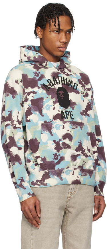 Pulover BAPE A Bathing Ape Map Camo Pullover Hoodie Večbarvna | 001PPL301001M, 1