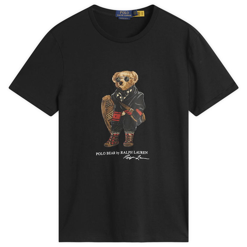Majica Polo by Ralph Lauren Holiday Bear T-Shirt Črna | 710P00094001-BLK
